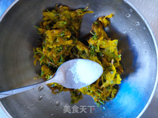 连翘花煎蛋的做法步骤：6