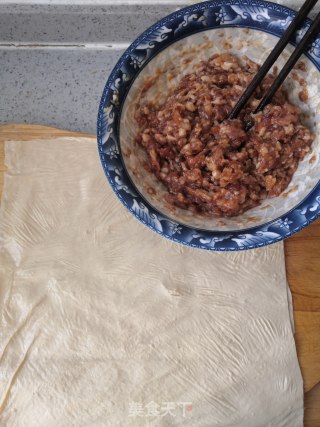 脆炸腐皮肉卷的做法步骤：2