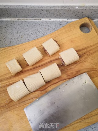 脆炸腐皮肉卷的做法步骤：6