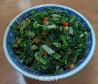 麻油拌马兰头笋丁的做法步骤：6