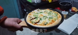 披萨虾仁豌豆的做法步骤：2