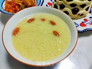 小米枸杞粥的做法步骤：9