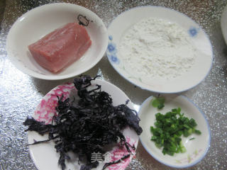 紫菜捶肉汤的做法步骤：1