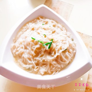 炒藕丝的做法步骤：8