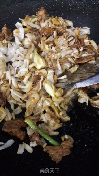 卜片炒肉的做法步骤：8