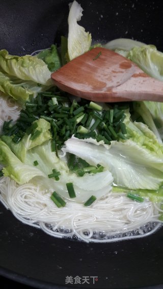 生菜素面的做法步骤：6