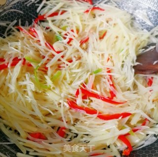 酸辣土豆丝的做法步骤：8