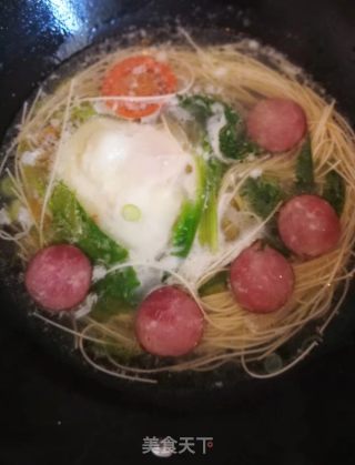简易生日面的做法步骤：11