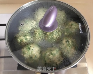 杂粮水煎菜团的做法步骤：8