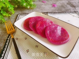 紫薯豆沙糯米饼的做法步骤：12