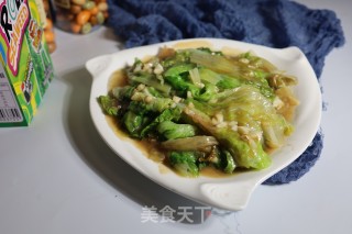 蒜香生菜的做法步骤：5