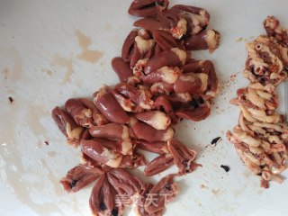 孜然鸡心的做法步骤：4