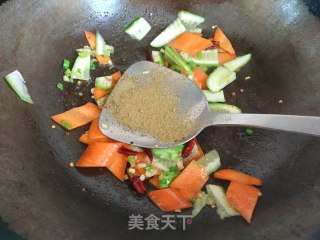 孜然鸡心的做法步骤：11