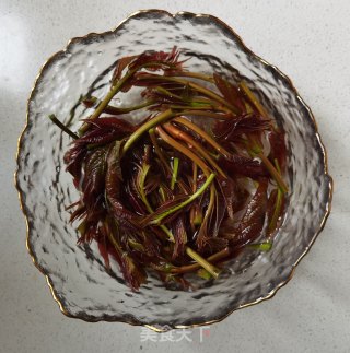香椿炒鸡蛋的做法步骤：3
