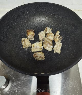 干豆角烧排骨的做法步骤：4