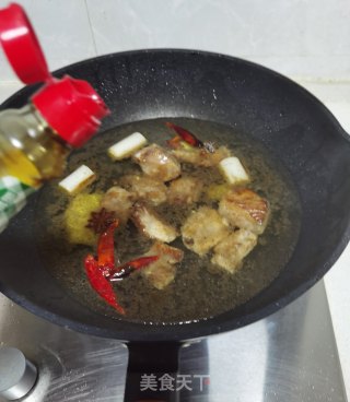 干豆角烧排骨的做法步骤：6