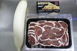 金汤萝卜羊肉的做法步骤：1