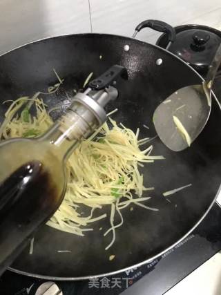 清炒土豆丝的做法步骤：4