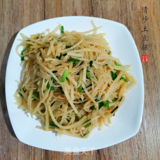 清炒土豆丝的做法步骤：6