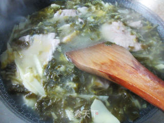 咸菜笋丝捶肉汤的做法步骤：6