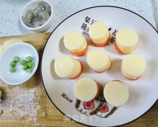 玉子蒸虾仁的做法步骤：4