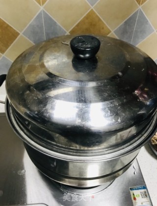 豆腐肉末蒸淮山的做法步骤：6