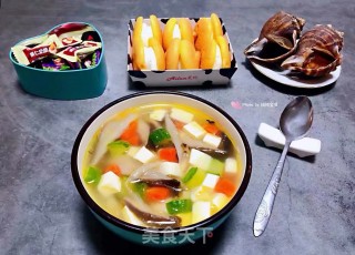 平菇豆腐时蔬汤的做法步骤：13