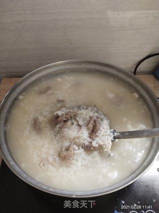 瘦肉猪肝粥的做法步骤：6