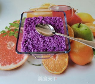 双色糯米蒸饭的做法步骤：4