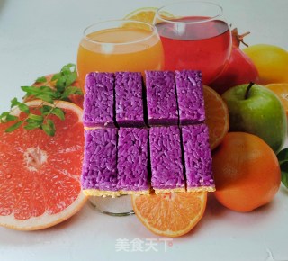 双色糯米蒸饭的做法步骤：7