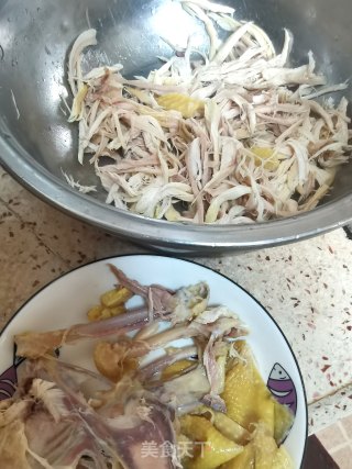手撕鸡丝的做法步骤：10