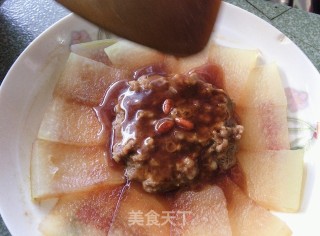 肉末蒸冬瓜的做法步骤：12