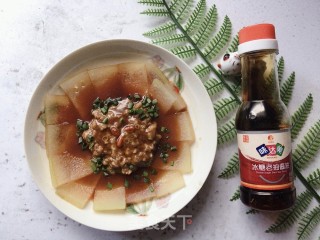 肉末蒸冬瓜的做法步骤：13