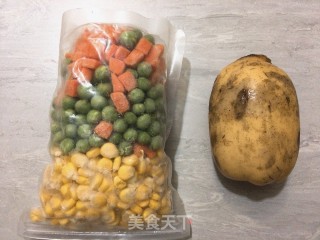 什锦藕丁的做法步骤：1