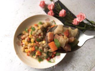 什锦藕丁的做法步骤：9