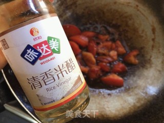 番茄炒茄子的做法步骤：9