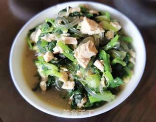 菠菜鸡肉汤的做法步骤：9