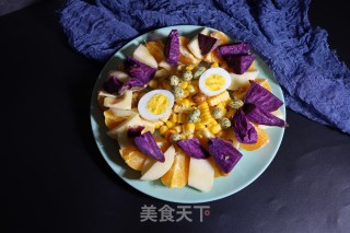 低脂水果玉米拼盘的做法步骤：5