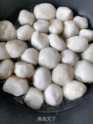 糖炒粘米粑粑的做法步骤：3