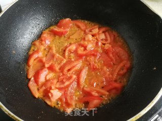 番茄虾仁炖豆腐的做法步骤：5