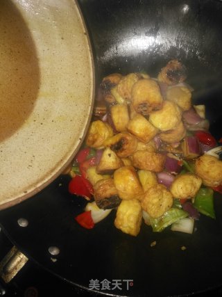 脆皮日本豆腐的做法步骤：13