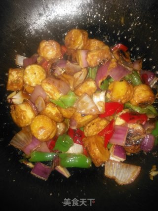 脆皮日本豆腐的做法步骤：14