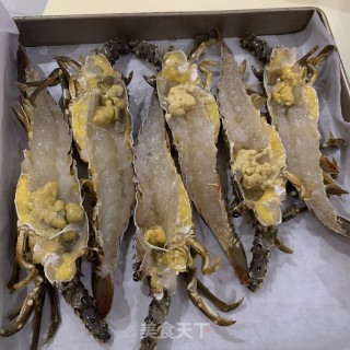 芝士焗小青龙的做法步骤：3