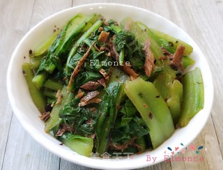 豆豉鲮鱼炒牛皮菜的做法步骤：8