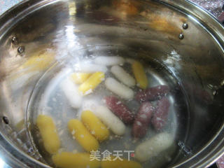 汤圆三色芝士年糕的做法步骤：4