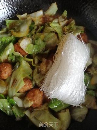 圆白菜烩丸子的做法步骤：4