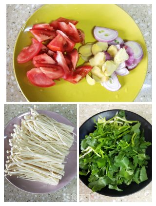 金针菇牛肉煲的做法步骤：4