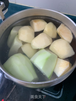 木瓜苹果汤/随心汤的做法步骤：3