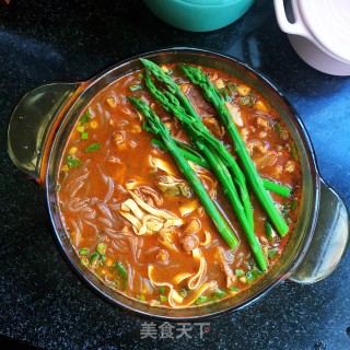 酸辣肉丝葛根粉的做法步骤：13