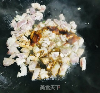 玉米青椒炒肉的做法步骤：7